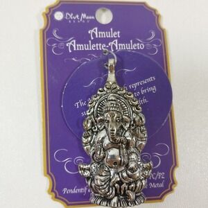 The Hindu Ganesh Amulet Metal  Pendant